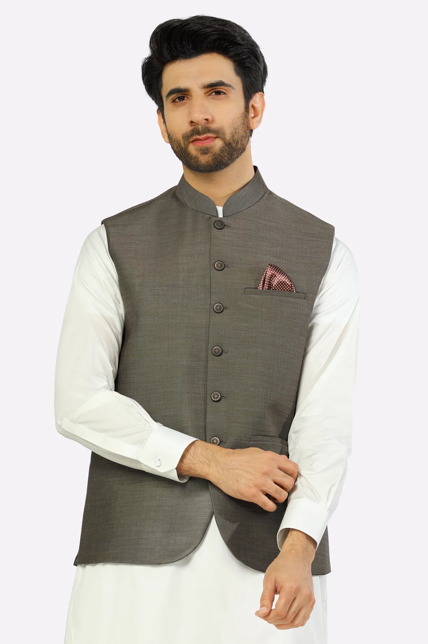 Dark Gray Waistcoat