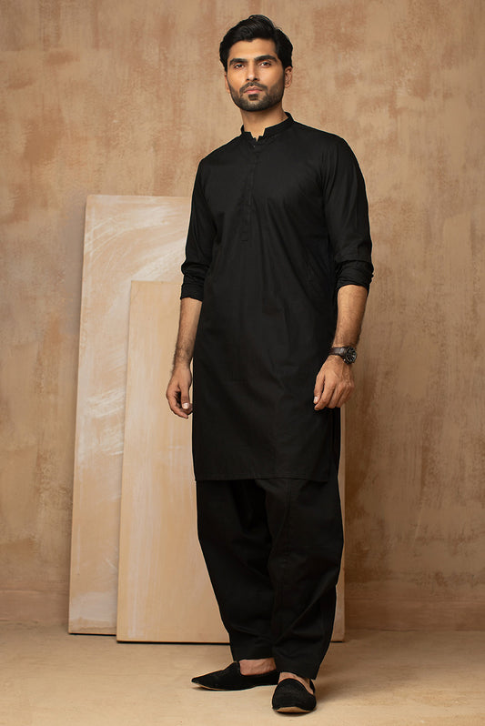Black Shalwar Kameez