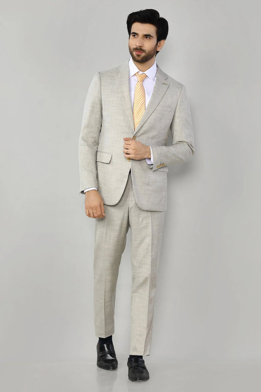 Ash Gray 2 Piece Suit