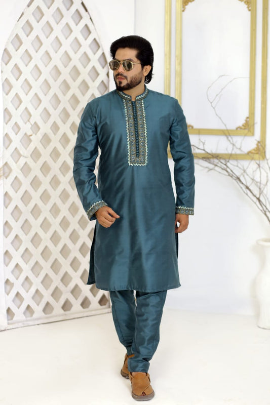 Sea Green Kurta Pajama