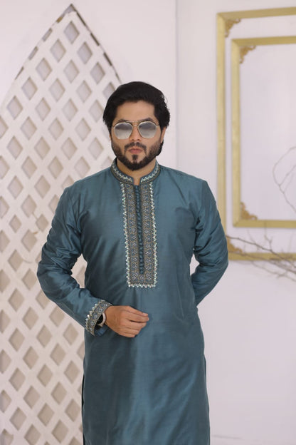 Sea Green Kurta Pajama