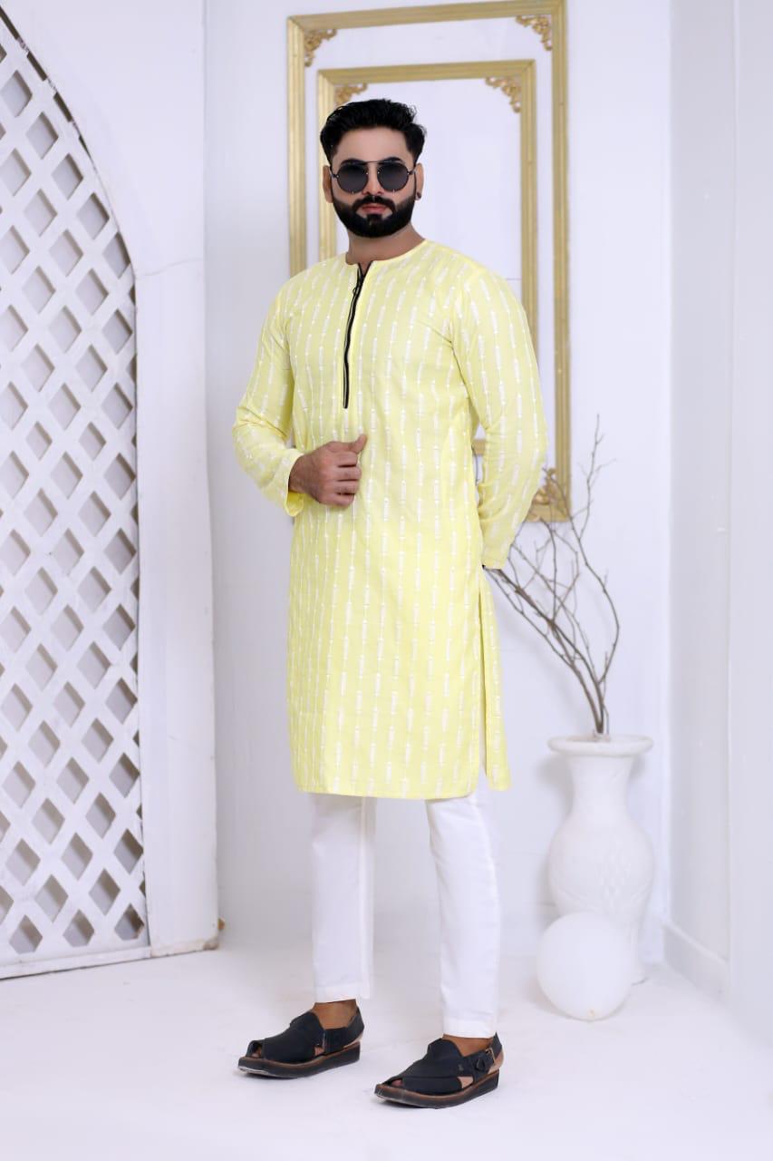 Lemon Summer Kurta