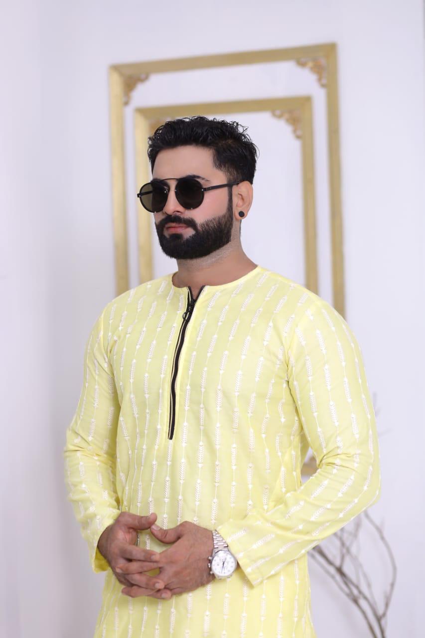 Lemon Summer Kurta