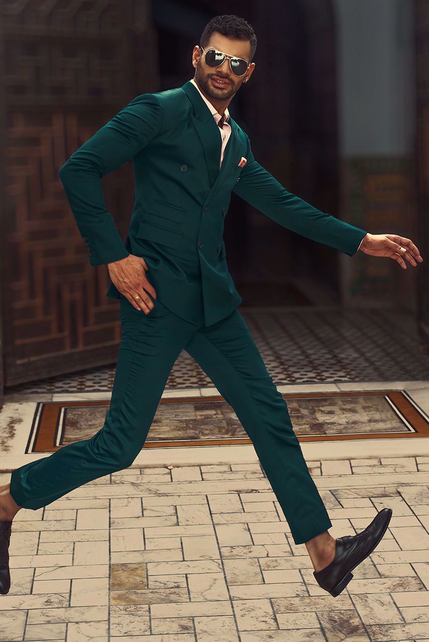 Sea Green 2 Piece Suit